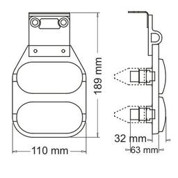 Foto de Faro Baiml 1035FL2