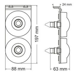 Foto de Faro Baiml 1037FL2