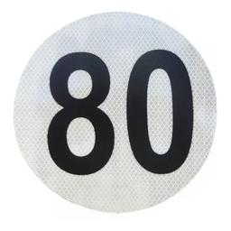 Foto de Circulo Velocidad 3M 80km Grado Diamante