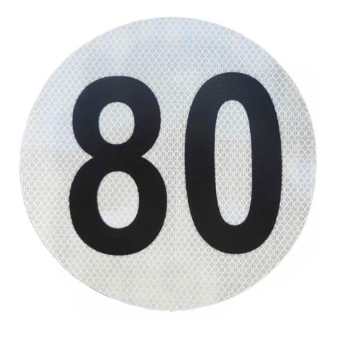 Foto de Circulo Velocidad 3M 80km Grado Diamante