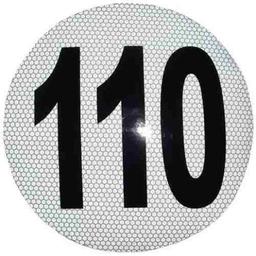 Foto de Circulo Velocidad 3M 110km Grado Diamante