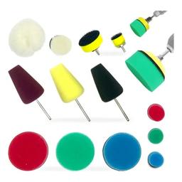 Foto de Kit X 13 Piezas Pad P/ Mini Polisher Torno Detailing